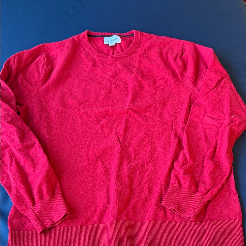 Goodfellow & Co Vibrant Red Crewneck Sweater